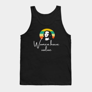 Women Have Value Madam VP Harris Inauguration 2021 Retro Tank Top